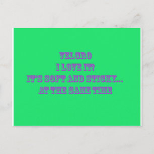 Velcro Postcard