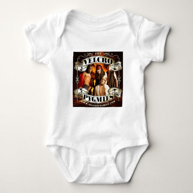 Velcro Pygmies Baby Bodysuit (Front)