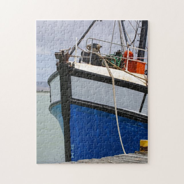 Velddrif Fishing Boat Ship South Africa Harbour Jigsaw Puzzle (Vertical)