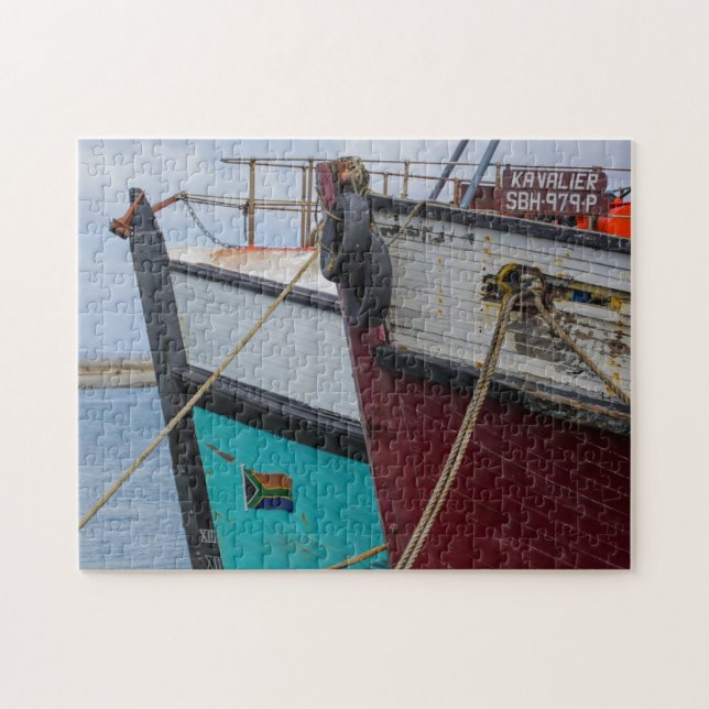 Velddrif Fishing Boats South Africa Harbour Jigsaw Puzzle (Horizontal)