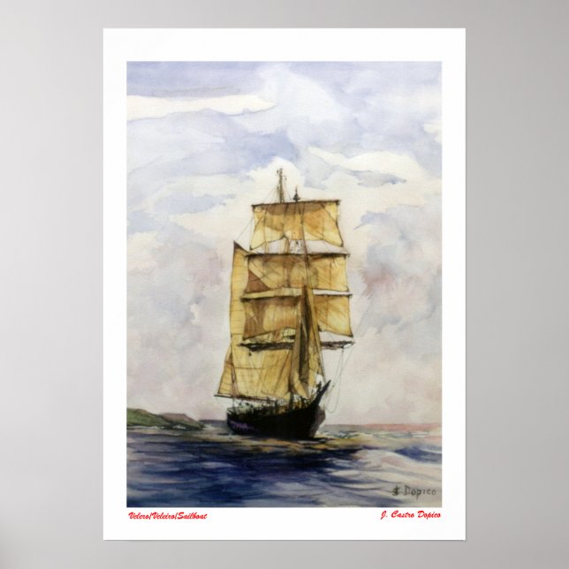 Velero/Veleiro/Sailboat Poster (Front)