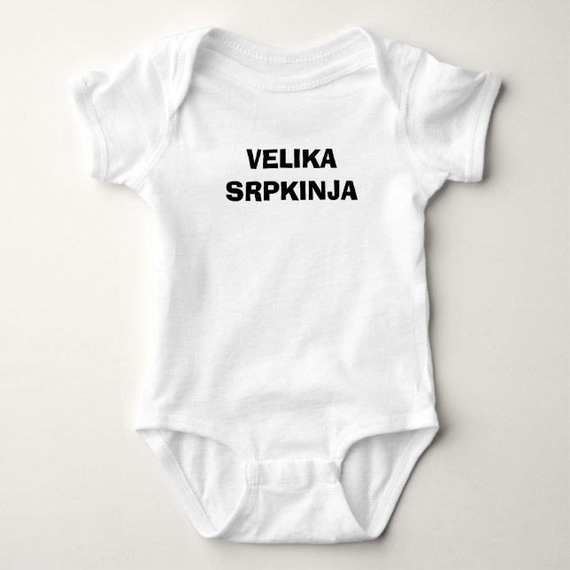 VELIKA SRPKINJA BABY BODYSUIT (Front)