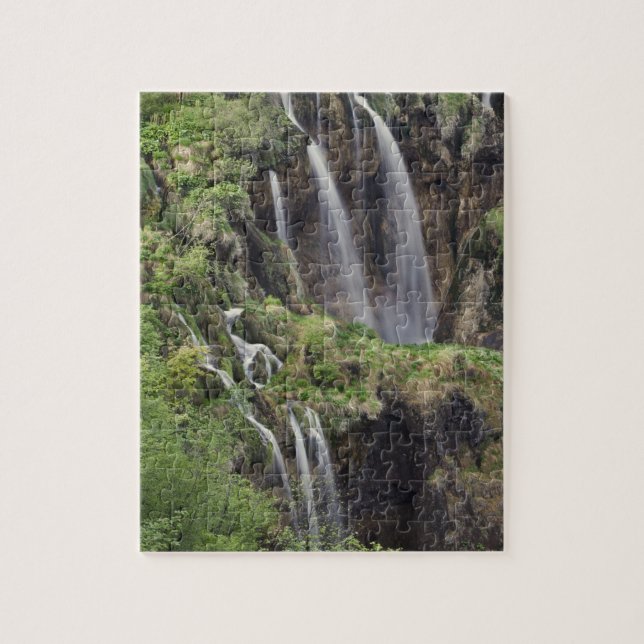 Veliki Slap (Waterfall) Plitvice Lakes National Jigsaw Puzzle (Vertical)