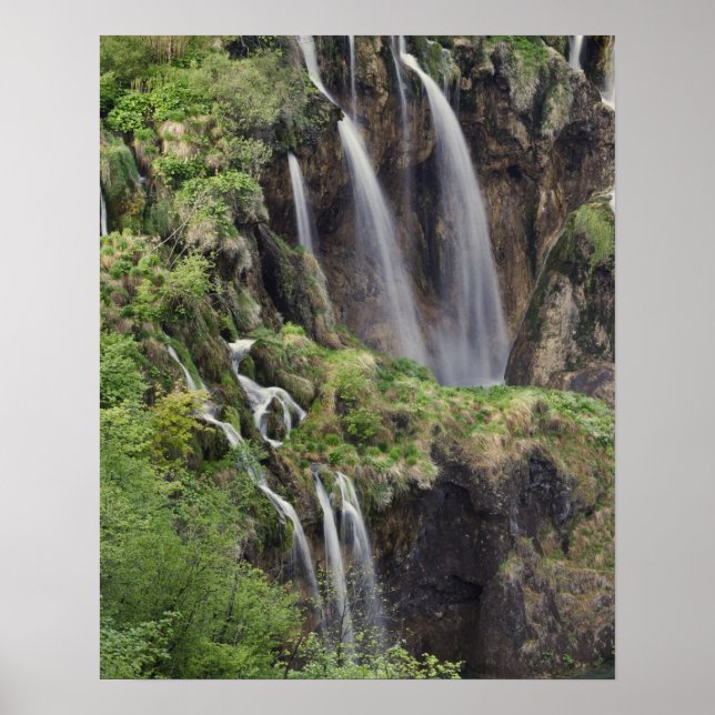 Veliki Slap (Waterfall) Plitvice Lakes National Poster (Front)