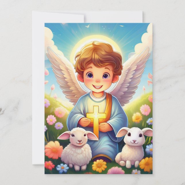 Velikonočne voščilnice z verskim sporočilom holida holiday card (Front)