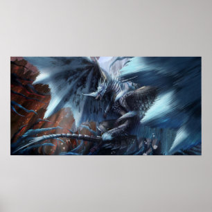 Velkhana  Monster Hunter World Iceborne Poster