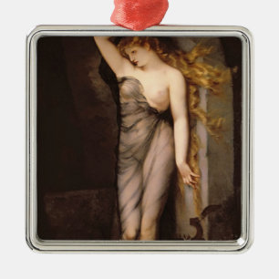 Velleda, before 1869 metal tree decoration