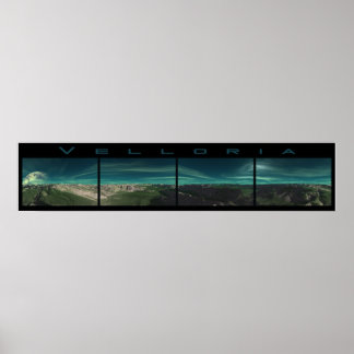 Velloria - 360 degree panoramic frieze poster