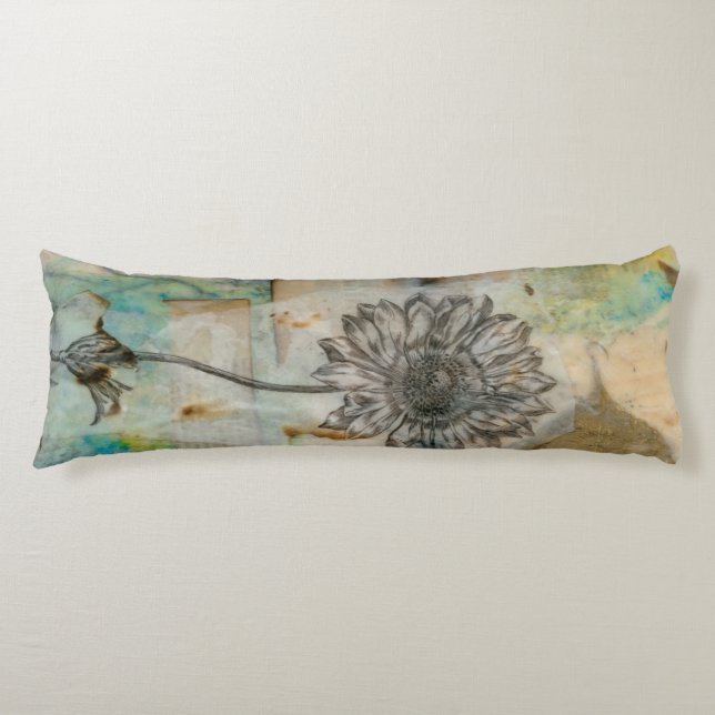 Vellum Floral I Body Cushion (Front)