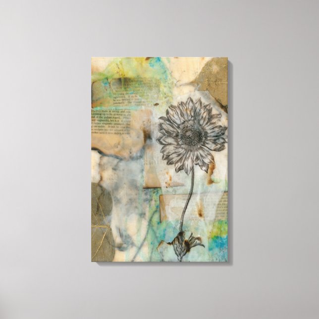 Vellum Floral I Canvas Print (Front)