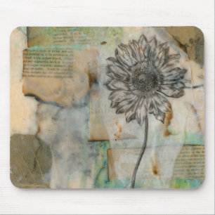 Vellum Floral I Mouse Mat