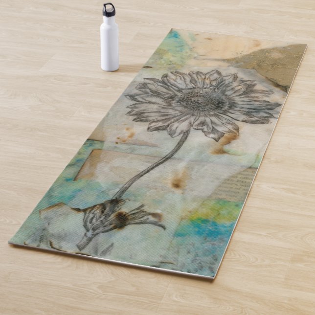 Vellum Floral I Yoga Mat (In Situ)