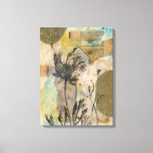 Vellum Floral II Canvas Print