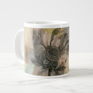 Vellum Floral II Large Coffee Mug