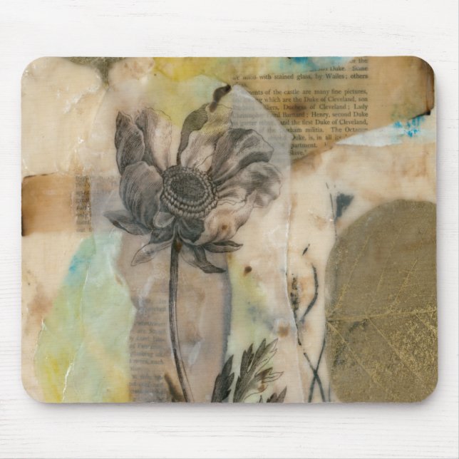 Vellum Floral II Mouse Mat (Front)