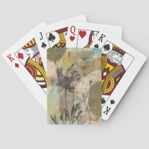 Vellum Floral II Playing Cards