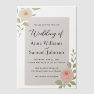 vellum invitation