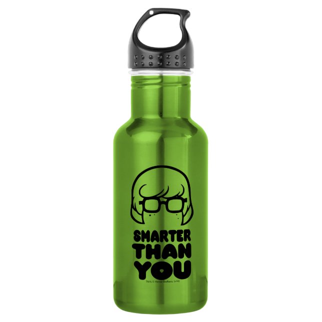 Velma "Smarter Than You" Graphic 532 Ml Water Bottle (Front)