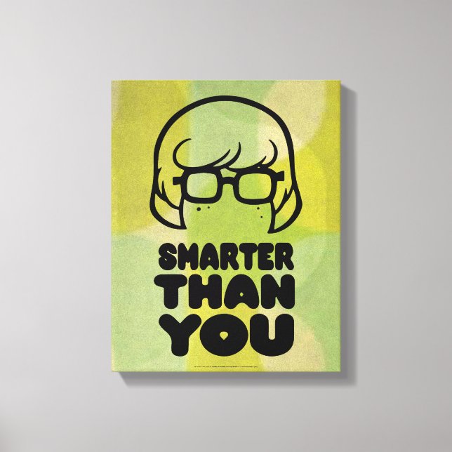 Velma "Smarter Than You" Graphic Canvas Print (Front)