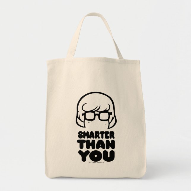Velma "Smarter Than You" Graphic Tote Bag (Front)