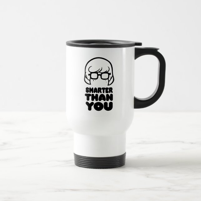 Velma "Smarter Than You" Graphic Travel Mug (Right)