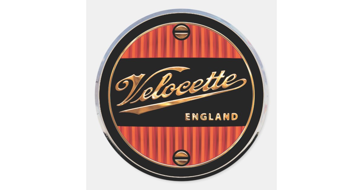 velocette Motorcycles Classic Round Sticker | Zazzle