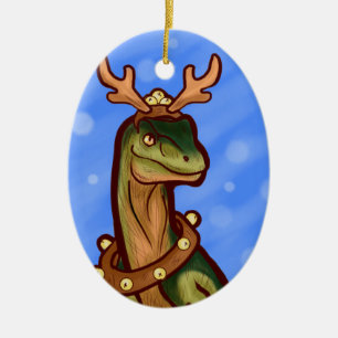 Veloci-reindeer Ceramic Tree Decoration