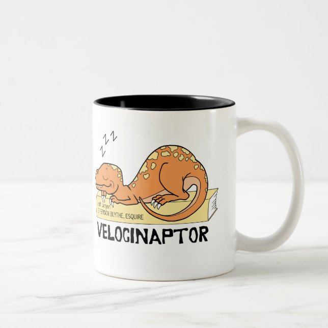 Velocinaptor mug (Right)