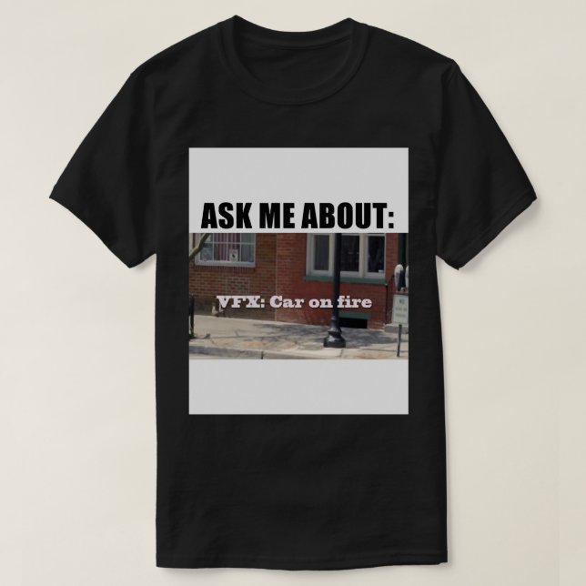 Velocipastor VFXcar on fire Classic T Shirt (Design Front)