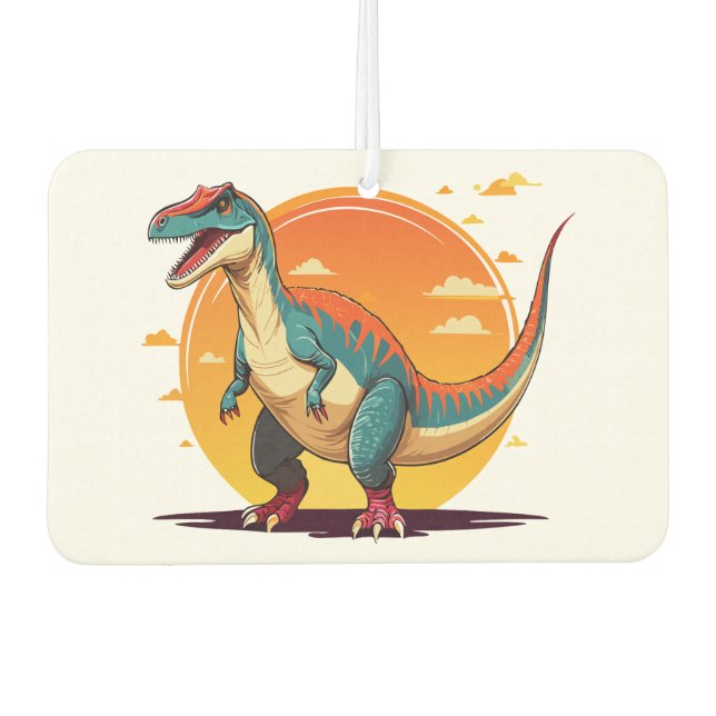 Velociraptor Car Air Freshener (Front)