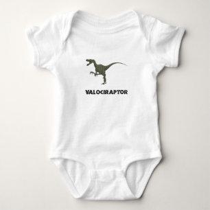 Velociraptor Dinosaur Baby Bodysuit