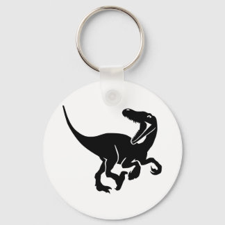 Velociraptor dinosaur key ring