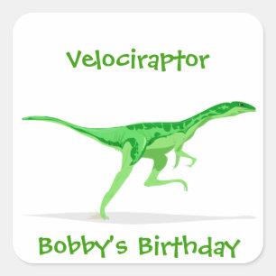Velociraptor dinosaur sticker