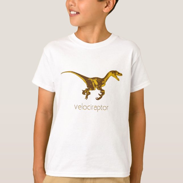 Velociraptor Dinosaur T-Shirt (Front)