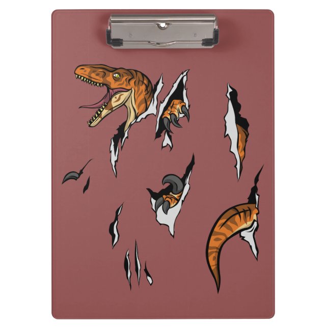 Velociraptor Escape Clipboard (Front)