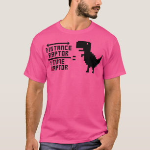 Velociraptor Funny Equation 3 T-Shirt