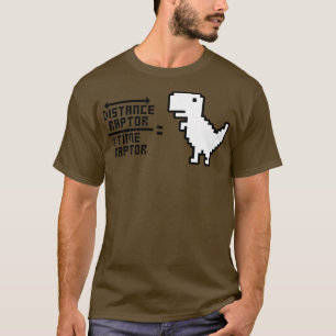 Velociraptor Funny Equation T-Shirt