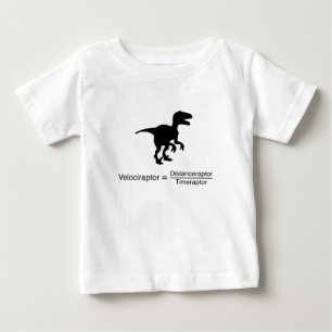 velociraptor funny science baby T-Shirt