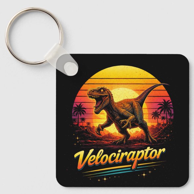 Velociraptor Key Ring (Front)