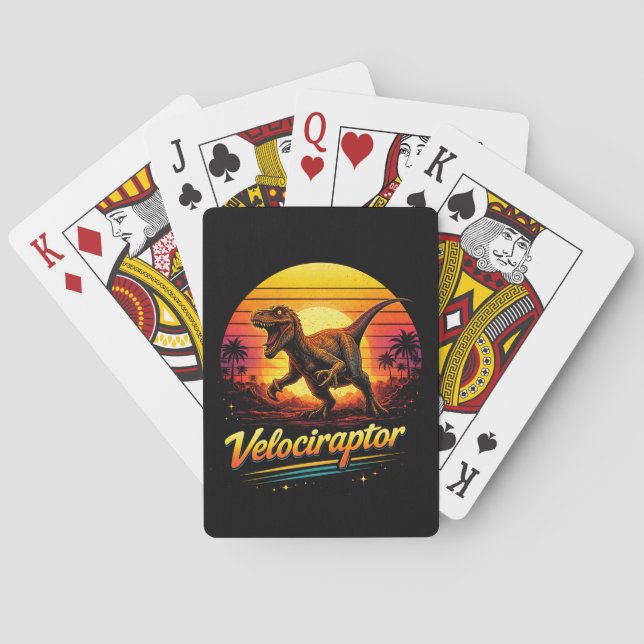 Velociraptor Playing Cards (Back)