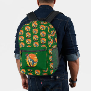 Velociraptor Printed Backpack