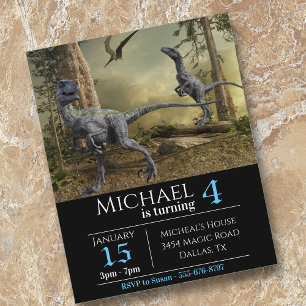 Velociraptor Raptor Birthday 