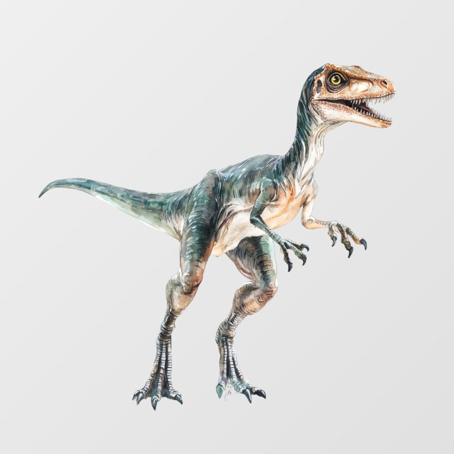 Velociraptor  window cling (Sheet)