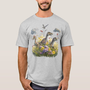Velociraptors in a Meadow T-Shirt