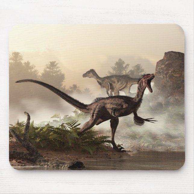 Velociraptors Mouse Mat (Front)