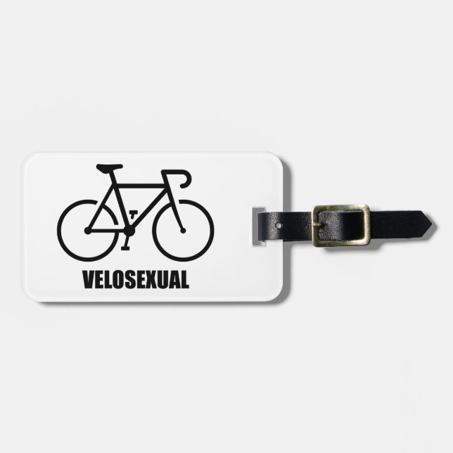 Velosexual Luggage Tag (Front Horizontal)