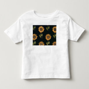 Velours au Sabre silk decoration of Sunflowers Toddler T-Shirt