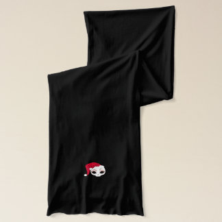 Velusa Skullie "More Naughty than Nice" Holiday Scarf