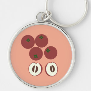 Velvet Apple Keychain