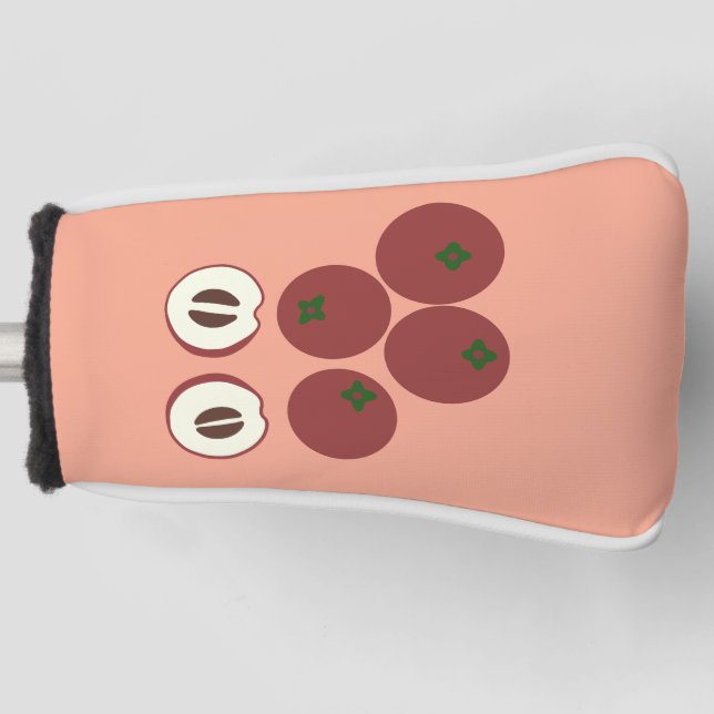 Velvet Apple Putter Golf Head Cover (Front)